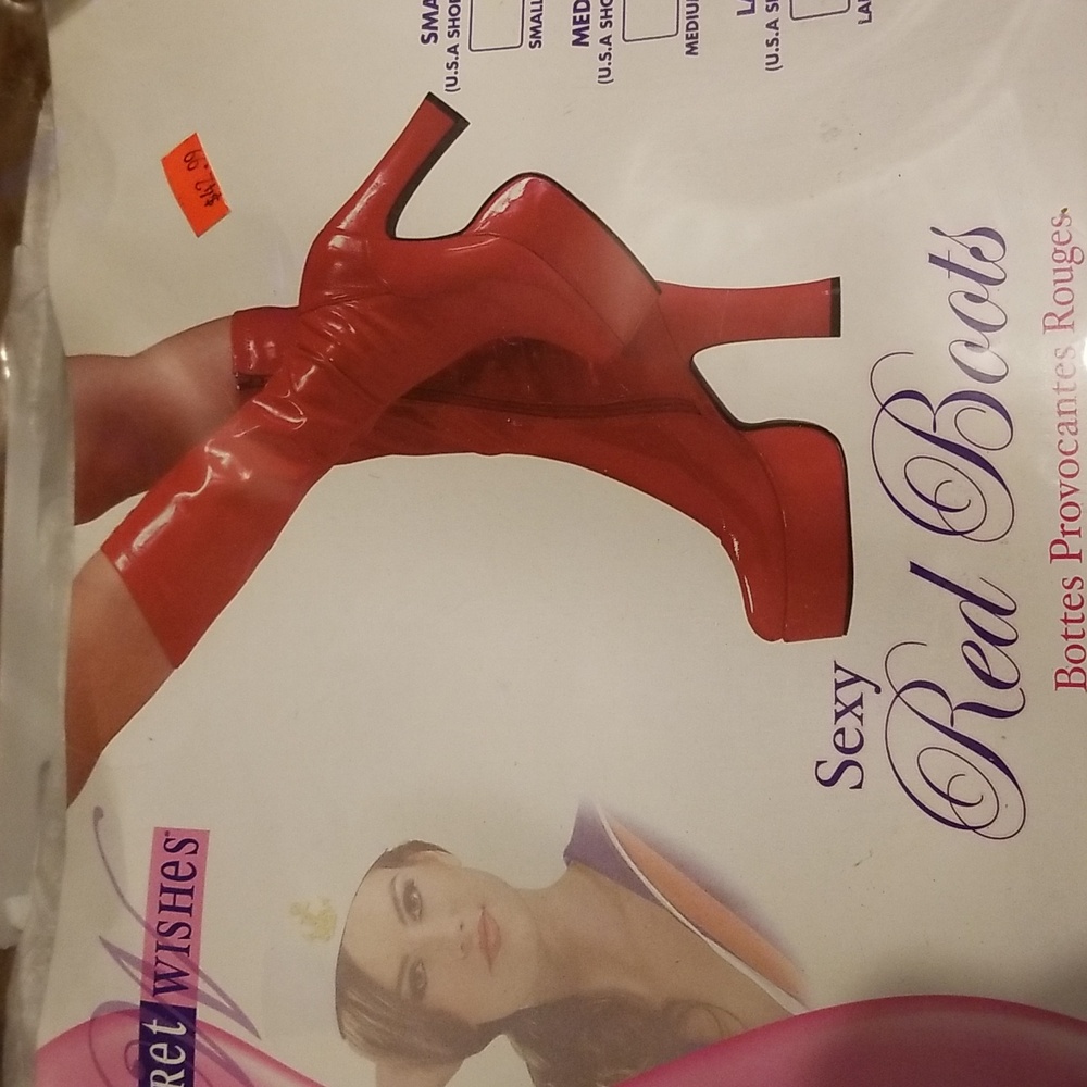 NWT Red Boots - Costume